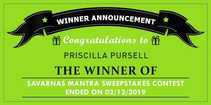 Savarnas Mantra® Winner Announcement - SavarnasMantra