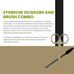 Eyebrow Scissors and Brush Combo